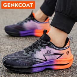 New Men's Soft Cushion Shock Running Shoes Tennis Marathon Sports Breathable Light Women's Comfortable Athletic Nonskid Sneakers
