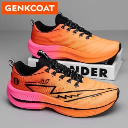 New Men's Soft Cushion Shock Running Shoes Tennis Marathon Sports Breathable Light Women's Comfortable Athletic Nonskid Sneakers