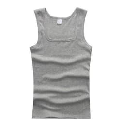 HOT Men's Pure Cotton Tight Vest Casual Sports Tank Tops Middle-aged Sleeveless Basic Tops Quick Drying Bodybuilding Vest