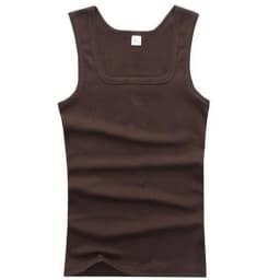HOT Men's Pure Cotton Tight Vest Casual Sports Tank Tops Middle-aged Sleeveless Basic Tops Quick Drying Bodybuilding Vest