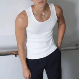 HOT Men's Pure Cotton Tight Vest Casual Sports Tank Tops Middle-aged Sleeveless Basic Tops Quick Drying Bodybuilding Vest