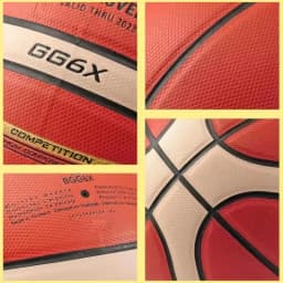 Molten GG5X GG6X GG7X Basketball PU Leather for Adult Teenager Children Outdoor Indoor Match Training FIBA Approved