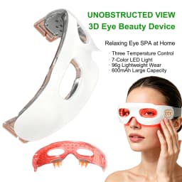 Eye Massager 7 Color LED Red light Remove Eye Bags Dark Circles Puffiness Hot Compress Eye Relieve Eye Fatigue Home Use
