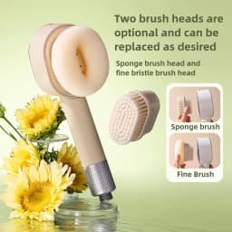 Filter Shower Head High Pressure Shower Nozzle Bathroom Shower Accessories Universal Water‑Saving Bathroom Brush Set