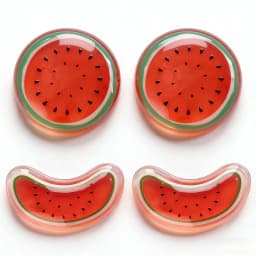 Fruit-Themed Reusable Gel Eye Mask – Hot & Cold Compress Pads for Eye Relaxation, Cooling & Warming Relief (Watermelon/Cucumber)