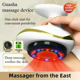 Electric Gua Sha Board Beauty Device Massage Device, Electric Meridian Brush Home Use Abdominal Kneading Gua Sha Board