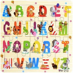 20Piece 3D Wooden Puzzle Cartoon Animal Vehicle Cognitive Jigsaw Puzzle Early Learning Educational Puzzle Toys for Children
