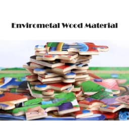 20Piece 3D Wooden Puzzle Cartoon Animal Vehicle Cognitive Jigsaw Puzzle Early Learning Educational Puzzle Toys for Children
