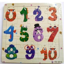 20Piece 3D Wooden Puzzle Cartoon Animal Vehicle Cognitive Jigsaw Puzzle Early Learning Educational Puzzle Toys for Children