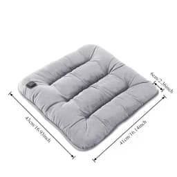 Car Heated Seat Cushion Winter Plush Seat Cushion Quick-Heating For Car, Home, 12V USB Electric Heating Single Pad