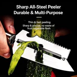 3 In1 Peeling Knife Stainless Steel Multifunctional Vegetable Fruit Peeler Cutter Easy Slicing for Home Kitchen Use