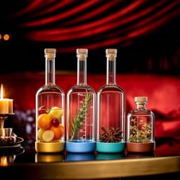 Inmeet Creative Bubble Wine Bottle/Bar Juice Bottle/Cocktail Bottle/Oil Bottle With Scale Bartender Supplies