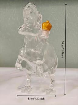 2026 New Home Decoration Ornaments Dinosaur Bottles Whiskey Decorative Bottles, Bar Decoration Ornaments Whiskey Decanter