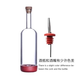 Inmeet Creative Bubble wine Bottle/Bar Juice Bottle/Cocktail Bottle/Oil Bottle With scale Bartender Supplies 800ML 1PCS