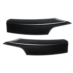 For BMW F30 F31 M Sport 2012-2019 Front Bumper Lip Splitter Canards Spoiler 1Pair Car Fog Lamp Eyebrow Frame Cover Grille
