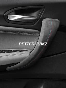 Made of Alcantara Wrap For BMW F20 Series 1 Car Interior Door Pull Handle Strip Armrest Panel Trim Covers Tuning Accessories