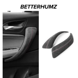 Made of Alcantara Wrap For BMW F20 Series 1 Car Interior Door Pull Handle Strip Armrest Panel Trim Covers Tuning Accessories