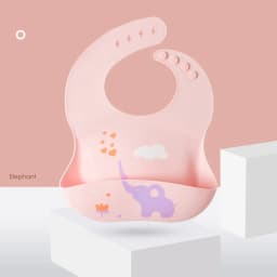 Waterproof Baby Bibs For Baby Kid Soft Silicone Feeding Bib Summer Baby Stuff Feeding Cartoon Print Girl Boy Bibs Burp Cloths