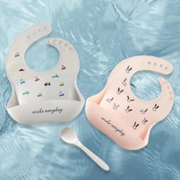 Waterproof Baby Bibs For Baby Kid Soft Silicone Feeding Bib Summer Baby Stuff Feeding Cartoon Print Girl Boy Bibs Burp Cloths