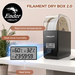 Creality New 1KG Filament Dry Box Space Pi SE Adjustable Temperature 45℃-65℃ Hot-Air Heating 0-24h Setting