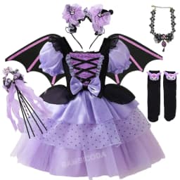 2026 Halloween Lolita Dress Girls Kawaii Cartoon Maid Outfit Cosplay Costume Princess Dress Festival Gifts