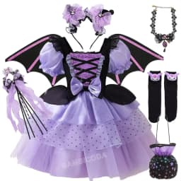 2026 Halloween Lolita Dress Girls Kawaii Cartoon Maid Outfit Cosplay Costume Princess Dress Festival Gifts