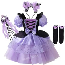 2026 Halloween Lolita Dress Girls Kawaii Cartoon Maid Outfit Cosplay Costume Princess Dress Festival Gifts