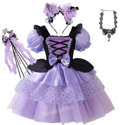 2026 Halloween Lolita Dress Girls Kawaii Cartoon Maid Outfit Cosplay Costume Princess Dress Festival Gifts