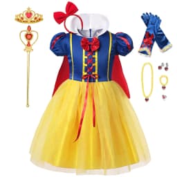 2025 Purim Classic Princess Dress Costume for Girls, Children's Carnival Christmas Party Princess Kids Birthday Clothes