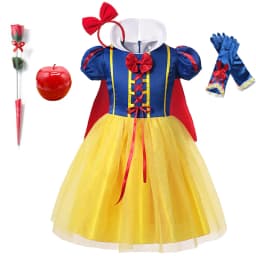 2025 Purim Classic Princess Dress Costume for Girls, Children's Carnival Christmas Party Princess Kids Birthday Clothes