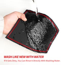 Smabee for VW Volkswagen Jetta 2019-2026 Center Anti-Slip Gate Slot Mat Door Groove Pad Cup Holder Liner Rubber Car Accessories