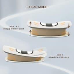 Multifunctional Lumbar Traction Device Waist Massager Waist Spine Support Back Massage Stretcher with Vibration Airbag Traction
