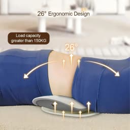 Multifunctional Lumbar Traction Device Waist Massager Waist Spine Support Back Massage Stretcher with Vibration Airbag Traction