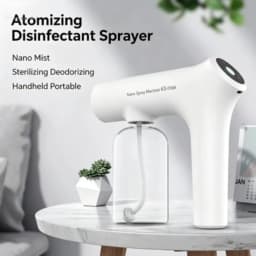 ZONGYAN Pet Disinfectant Spray Gun Handheld Electric Blue Light Atomizer For Pet Home Alcohol Hypochlorous Acid Sterilizing Tool