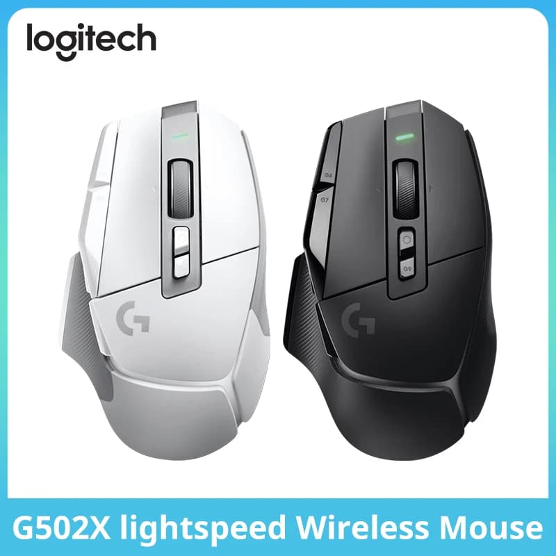 Logitech G502 X LIGHTSPEED Wireless Gaming Mouse, HERO 25K, 25600 DPI, 13 Programmable Buttons, Esports Version