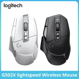 Logitech G502 X LIGHTSPEED Wireless Gaming Mouse, HERO 25K, 25600 DPI, 13 Programmable Buttons, Esports Version