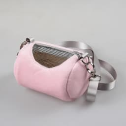 (Ce14)Hamster Carrier Bags Cross Body Bag Cylinder Design Practical House Travel Portable Squirrel Visible Mesh Pet Cage