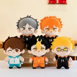 23cm Haikyuu!! Plush Toys Lovely Haikyuu Anime Dolls Hinata Shoyo & Tobio Kageyama & Daichi Sawamura Peluche Toy Collection Gift