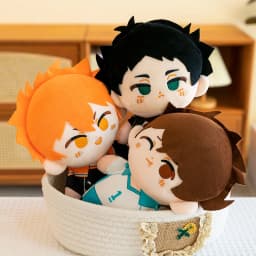 23cm Haikyuu!! Plush Toys Lovely Haikyuu Anime Dolls Hinata Shoyo & Tobio Kageyama & Daichi Sawamura Peluche Toy Collection Gift