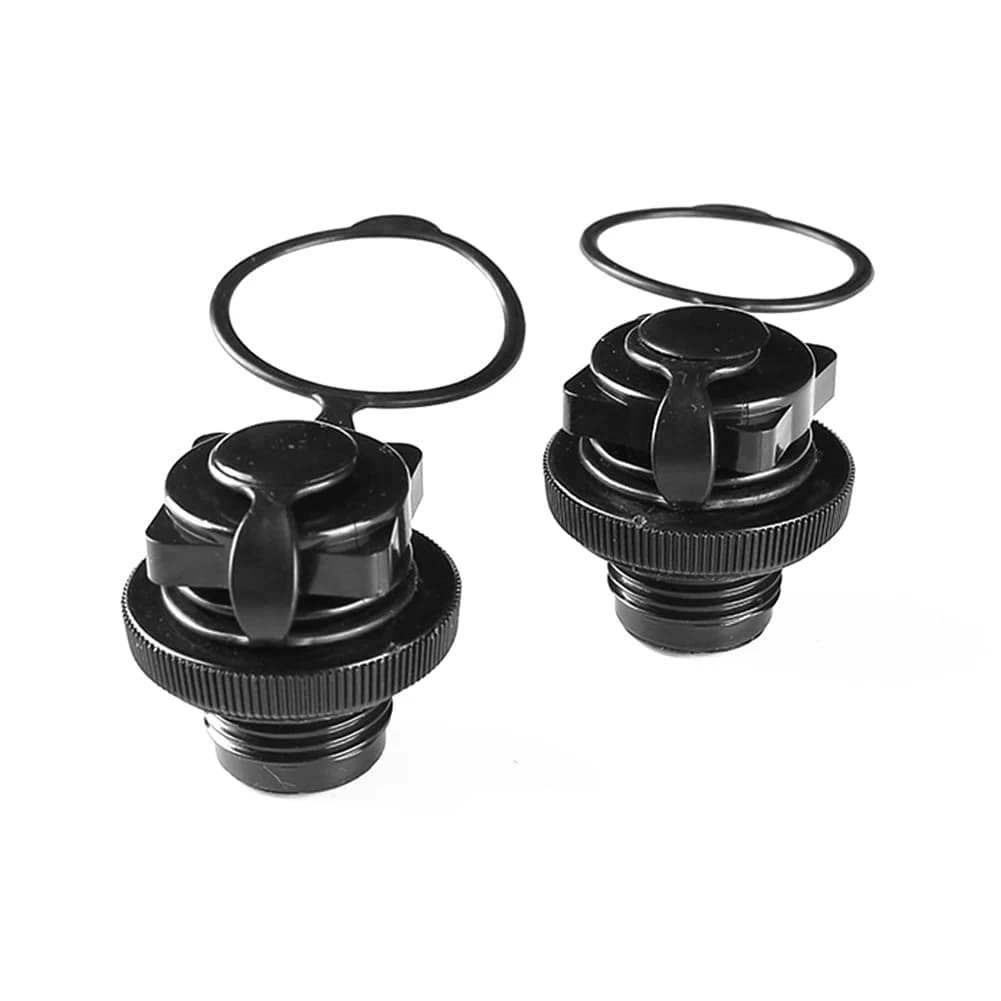 2 Pcs Air Valve Inflatable Boat Spiral Air Plugs Air Valve Nozzle Cap Kayak Raft Plug Replacement For Inflatable Boat Kayak Raft