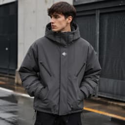 Mens High Street Trendy Casual Fashion Jacket Youth Loose Fit Outdoor Coat Lightweight Breathable Daily Wear For Young Adult Men