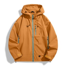 JNLN Unisex Waterproof Windbreaker Outdoor Sport Windproof Single-Layer Jacket Men Women Hiking Climbing Trekking Rain Coat