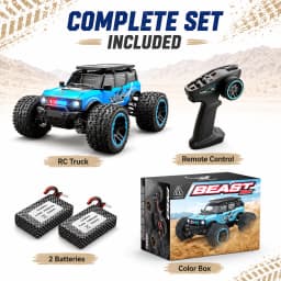 ZNLYRION RC Car SG201MAX PRO 1:20 4WD 40KM/H Brushed or 55KM/H Brushless Full Proportional Remote Control Truck with LED Lights Independent Suspension Metal Drive Shaft