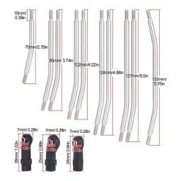 10Pcs 313/324mm Stainless Steel Linkage Chassis Link Rod Set for 1/10 Axial SCX10 II 90046 RC Crawler Upgrade Parts