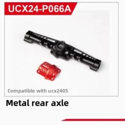 UDIRC UCX2405 1/24 RC Car Upgrade Kit Counterweight Brass Coupler Metal Front Axle Center Drive Shaft Car Shell Parts