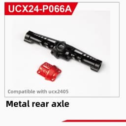 UDIRC UCX2405 1/24 RC Car Upgrade Kit Counterweight Brass Coupler Metal Front Axle Center Drive Shaft Car Shell Parts