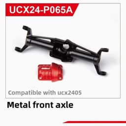 UDIRC UCX2405 1/24 RC Car Upgrade Kit Counterweight Brass Coupler Metal Front Axle Center Drive Shaft Car Shell Parts