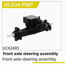UDIRC UCX2405 1/24 RC Car Upgrade Kit Counterweight Brass Coupler Metal Front Axle Center Drive Shaft Car Shell Parts