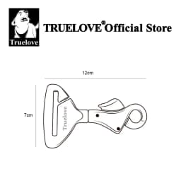 Truelove Pet All Car Seat Belt Safety Buckle with Collar or Harness High-quality Lightweight Aluminium Alloy Portable TLM1993