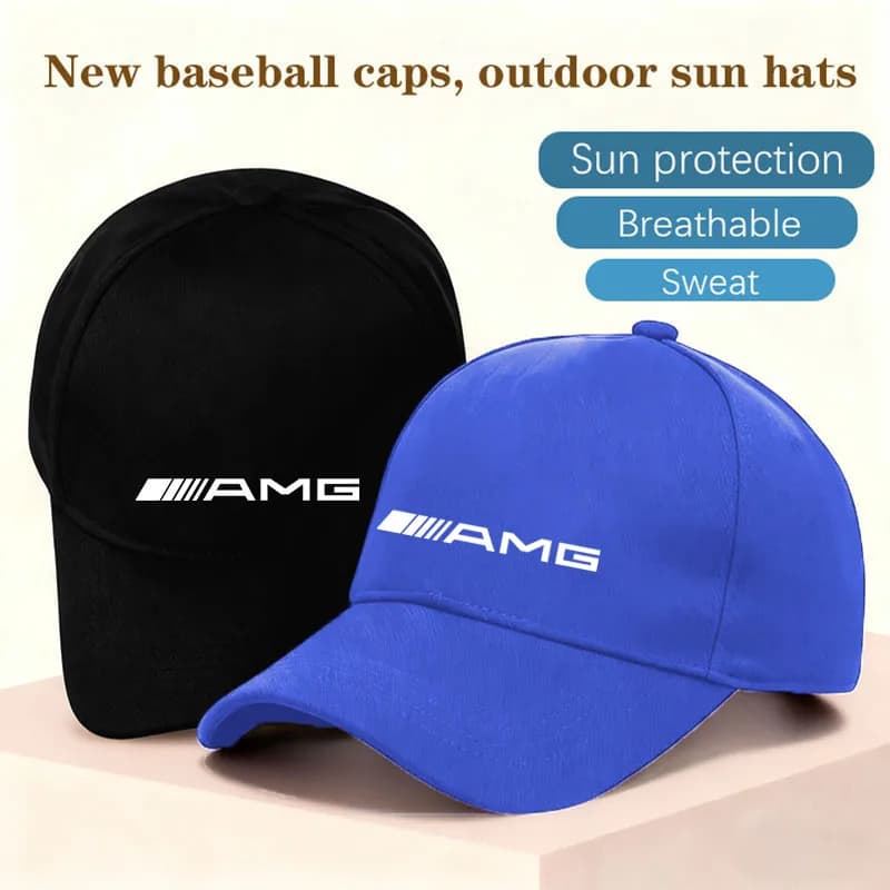 Car Baseball Cap Hip Hop Hat Unisex Style Adjustable Dad Hat For Mercedes Benz Amg W203 W204 W205 W211 W463 W210 Car Accessories